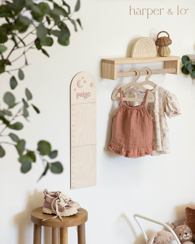 Personalized Wooden Growth Chart | Daisy