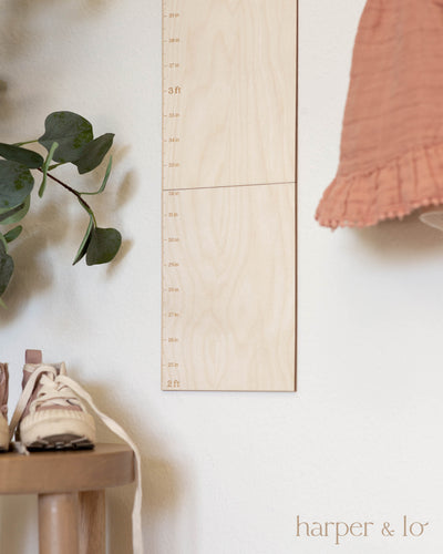 Personalized Wooden Growth Chart | Daisy