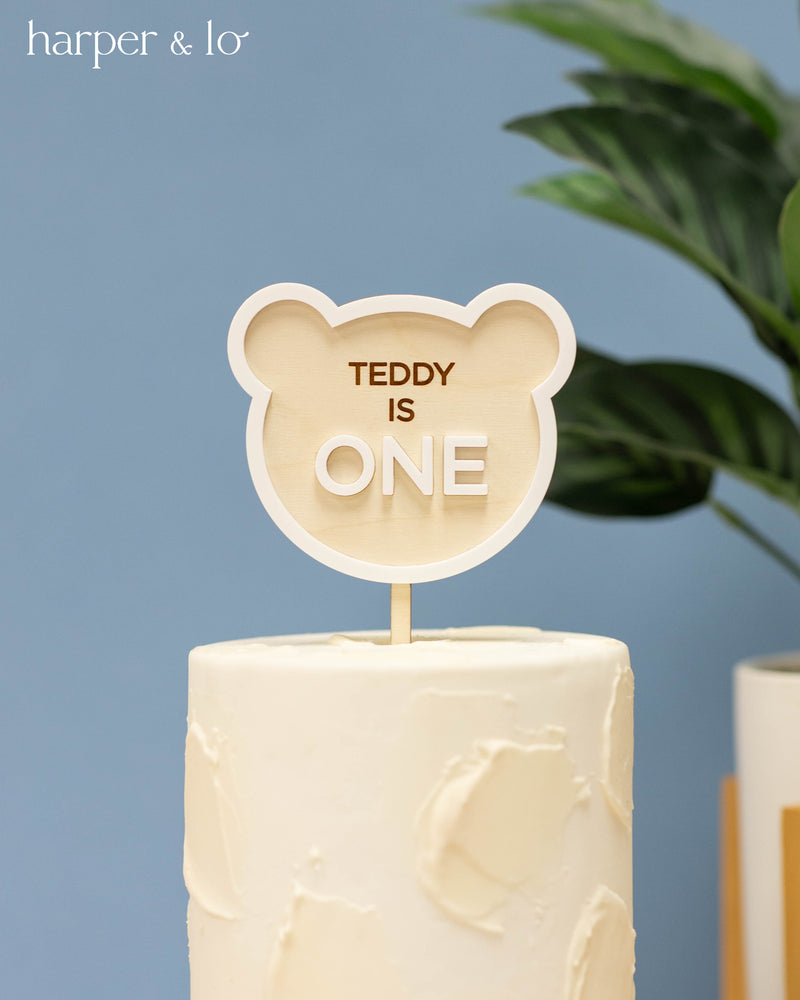 Cake Topper | Teddy Bear