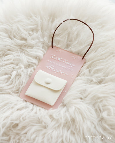 Tooth Fairy Door Sign | Rectangle | Sparkles