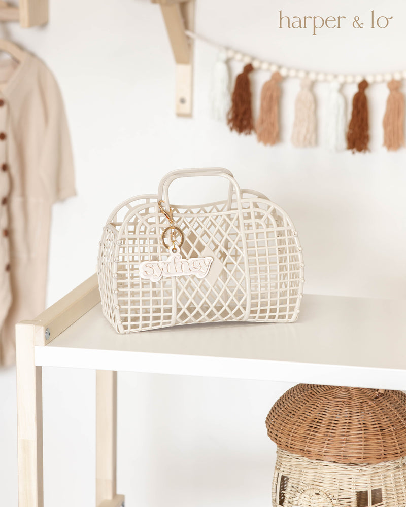 Retro Jelly Bag | Beige