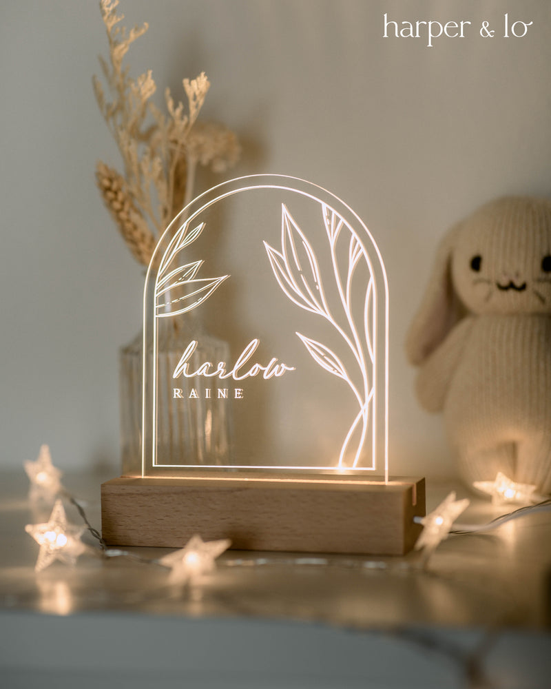 Arched Boho LED Light