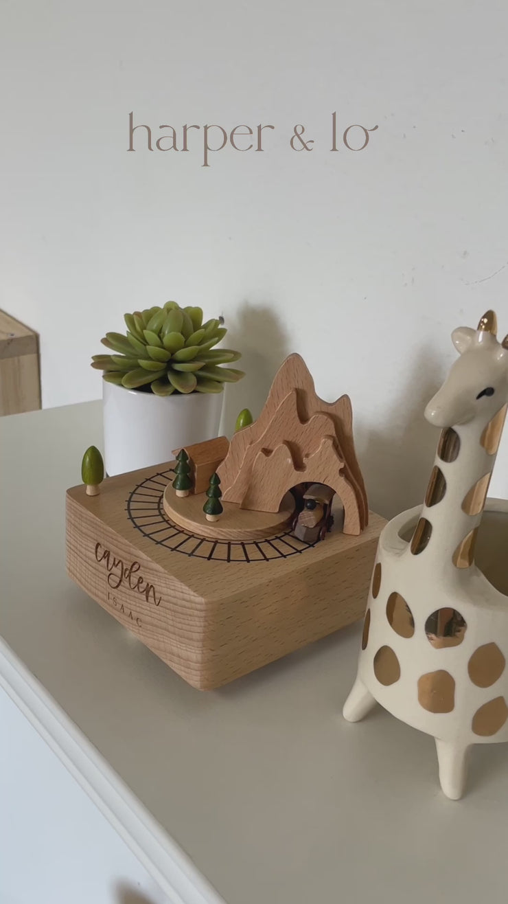 Musical Carousel | Personalized | Train – Harper and Lo